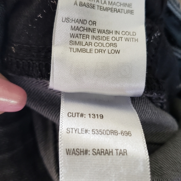 Articles of Society Skinny Jeans Black Sz 26 - Picture 10 of 10